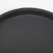 Picture of Olympia Kristallon Fibreglass Round Non-Slip Tray Black 280mm - J845