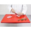 Picture of Hygiplas Thick High Density Red Chopping Board Large 600x450x25mm