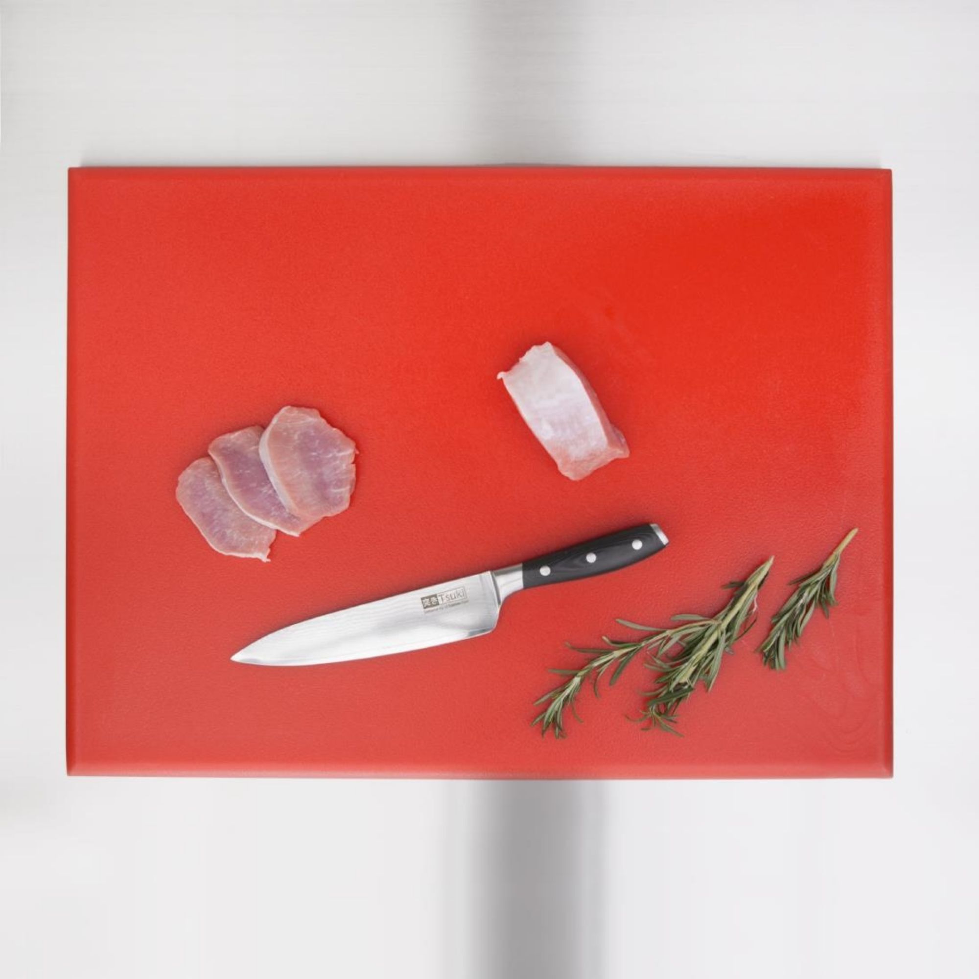 Picture of Hygiplas Thick High Density Red Chopping Board Large 600x450x25mm