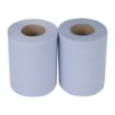 Picture of Nisbets Essentials Centrefeed Blue Rolls 2-Ply 320 Sheets (2 pack)