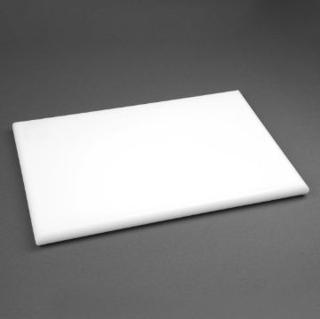 Picture of Hygiplas Thick High Density White Chopping Board Standard 450x300x25mm