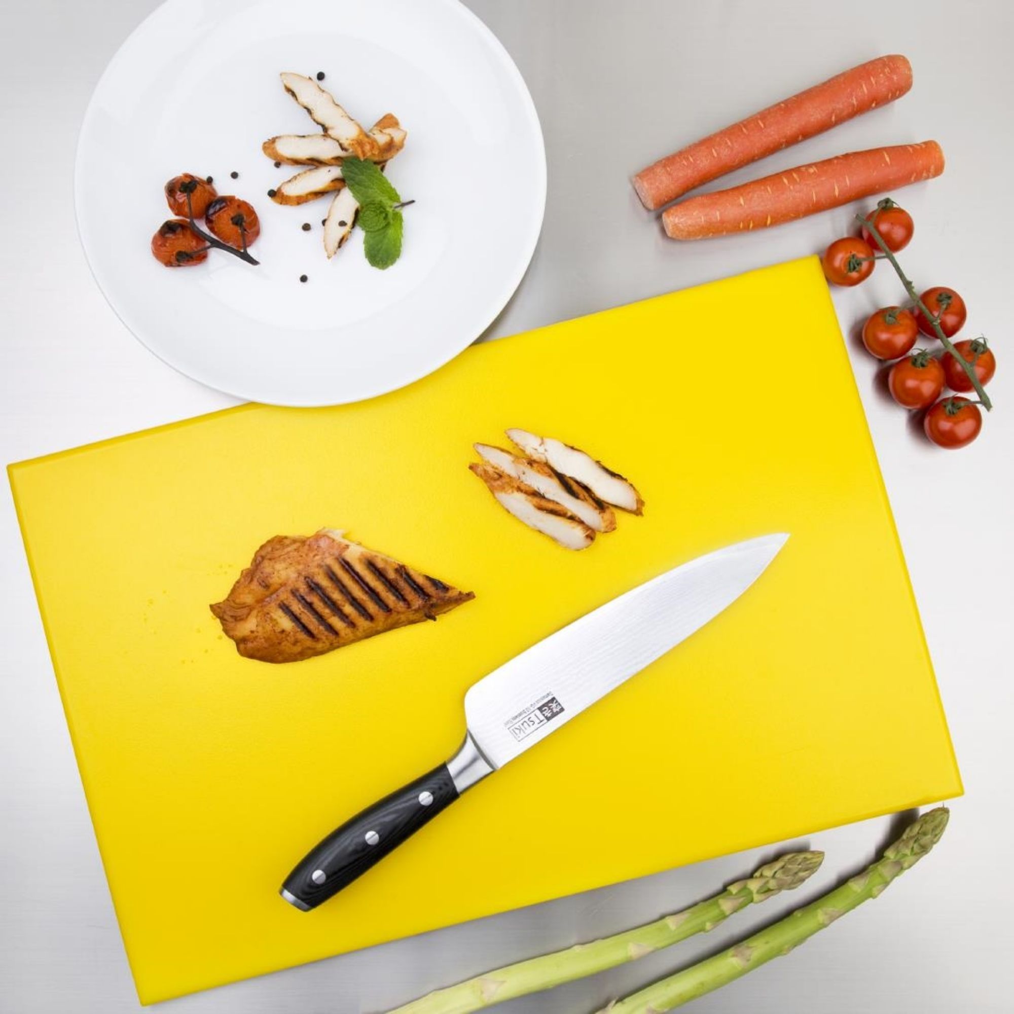 Picture of Hygiplas High Density Yellow Chopping Board Standard 450x300x12mm