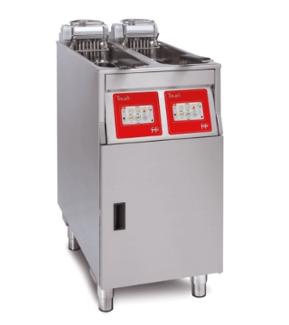 Picture of FriFri Touch 422 Electric Free-standing Twin Tank Fryer - 2 Baskets - W 400 mm - 2 x 9.0 kW