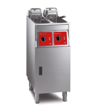 Picture of SL422H32G0 - FriFri Super Easy 422 Electric Free-standing Twin Tank Fryer with Filtration
