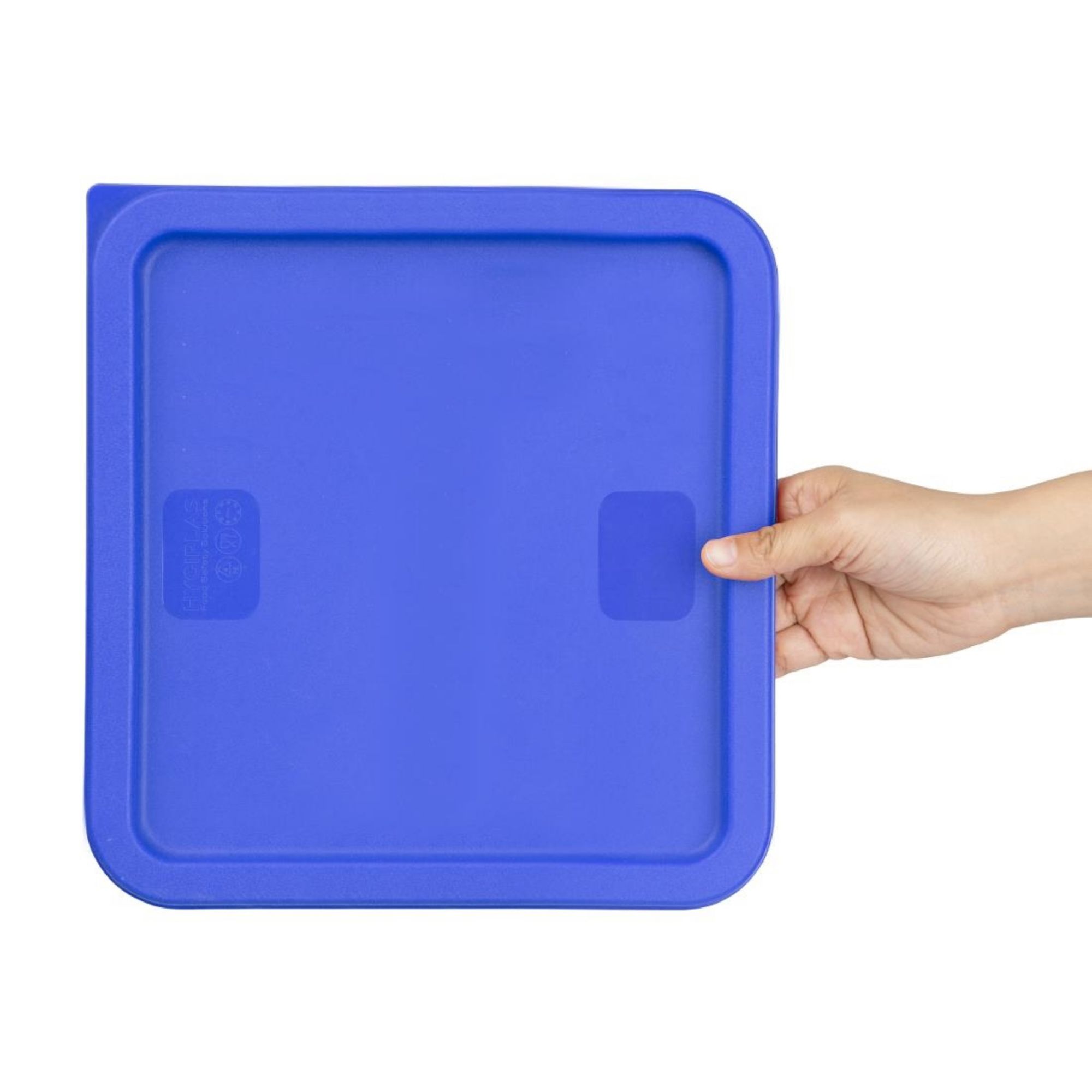 Picture of Hygiplas Square Food Storage Container Lid Blue Large