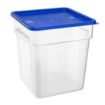 Picture of Hygiplas Square Food Storage Container Lid Blue Large
