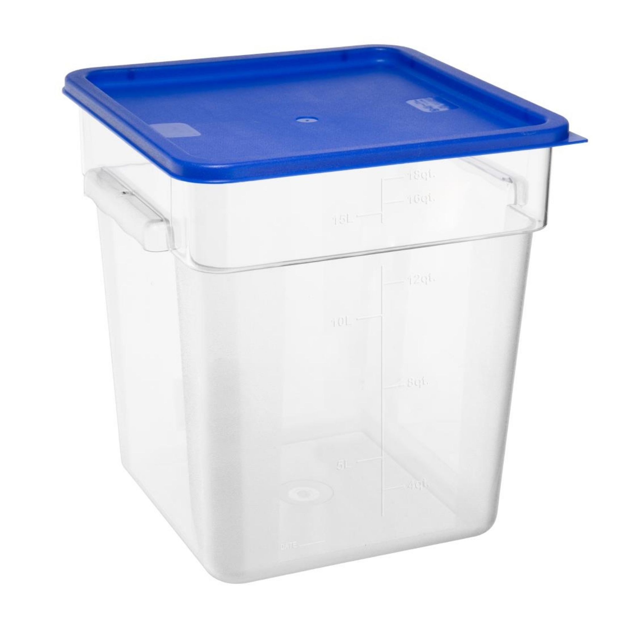 Picture of Hygiplas Square Food Storage Container Lid Blue Large