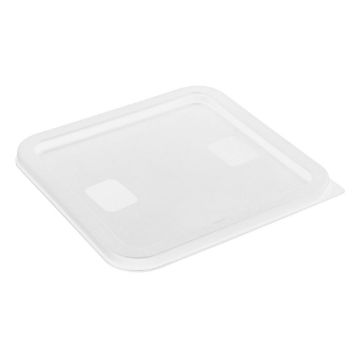 Picture of Hygiplas Square Food Storage Container Lid White Medium