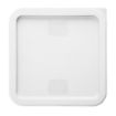 Picture of Hygiplas Square Food Storage Container Lid White Medium