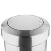 Picture of Bolero Bin with Swing Lid Brushed Steel 70Ltr