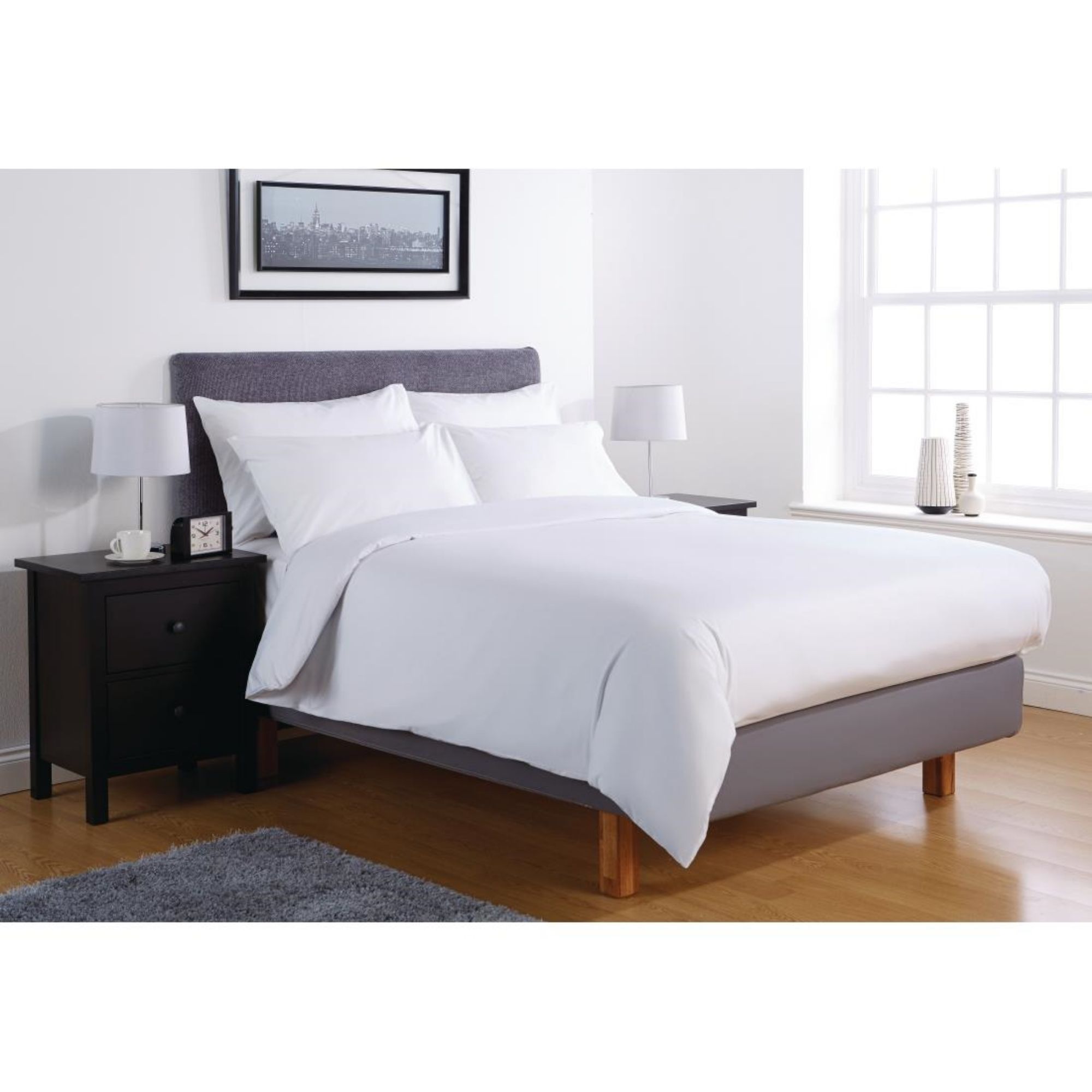 Picture of Mitre Comfort Percale Flat Sheet White Single