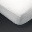 Picture of Mitre Comfort Percale Fitted Sheet White Double