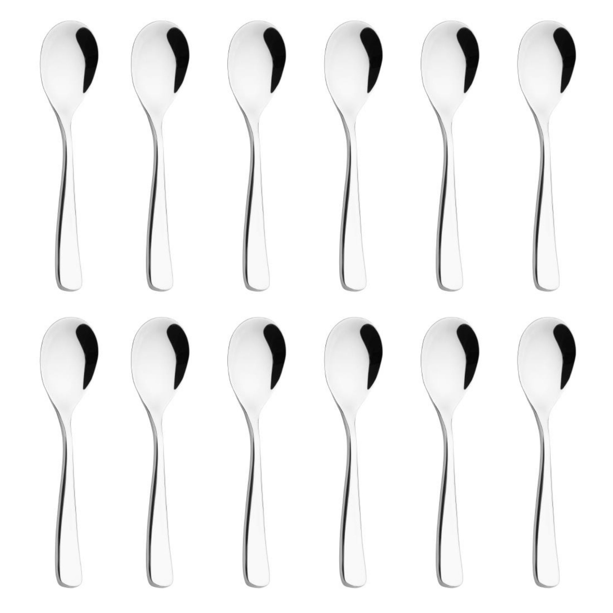 Picture of Olympia Roma 18/10 Stainless Steel Coffee Spoons (12 pack)