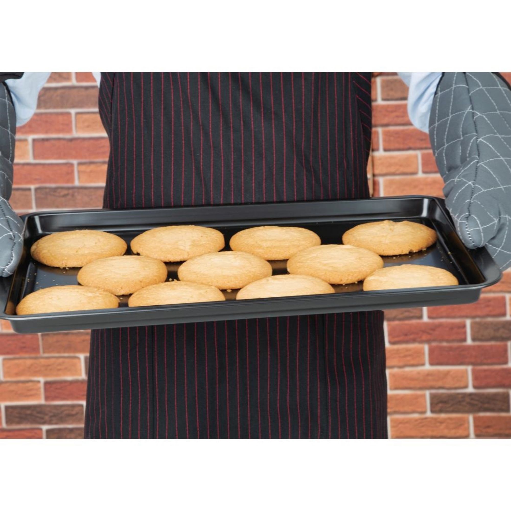 Picture of Vogue Non-Stick Carbon Steel Baking Tray 482 x 305mm