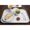 Picture of Olympia Kristallon Polypropylene Fast Food Tray White Large 450mm - GF997