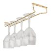 Picture of Beaumont Brass Wine Glass Rack 410mm