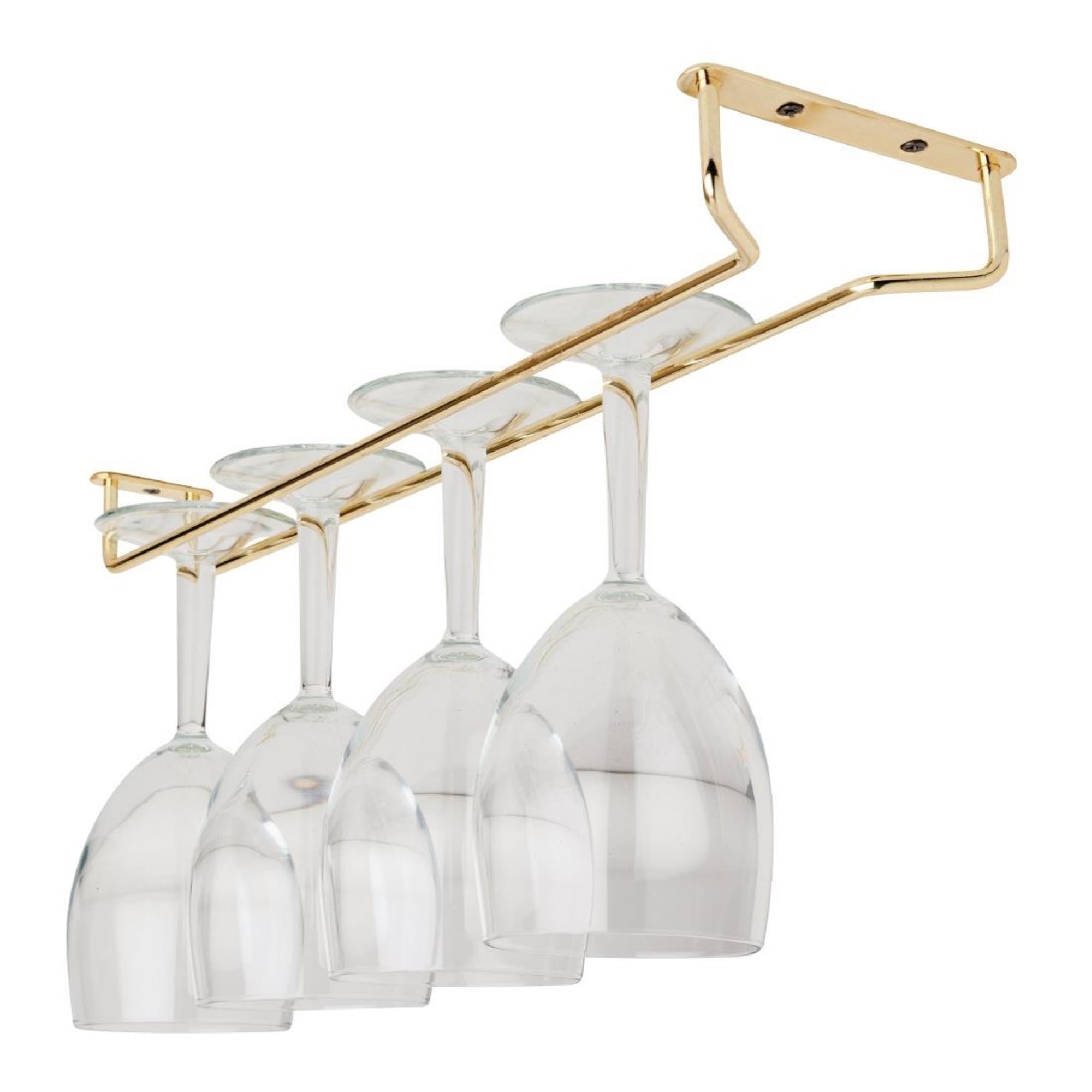 Picture of Beaumont Brass Wine Glass Rack 410mm