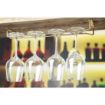 Picture of Beaumont Brass Wine Glass Rack 410mm
