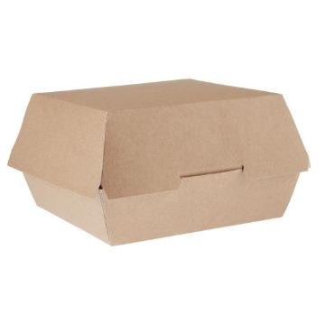 Picture of Colpac Compostable Kraft Burger Boxes Large 135mm (250 pack)