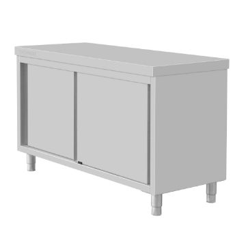 Picture of Vogue Standing Floor Cupboard Stainless Steel 900x1500x600mm