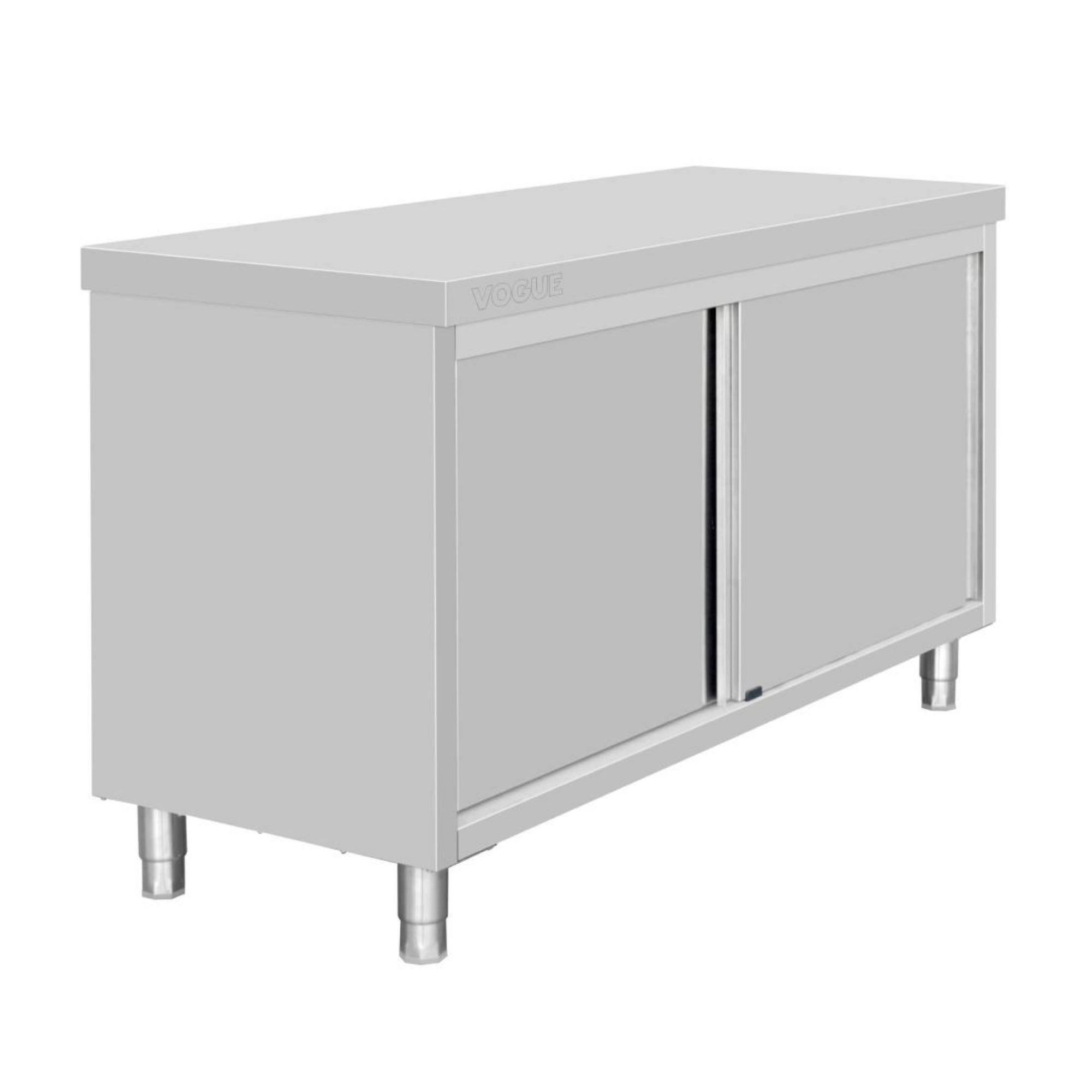 Picture of Vogue Standing Floor Cupboard Stainless Steel 900x1500x600mm