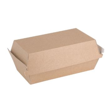 Picture of Fiesta Compostable Kraft Food Boxes Small 172mm (200 Pack)