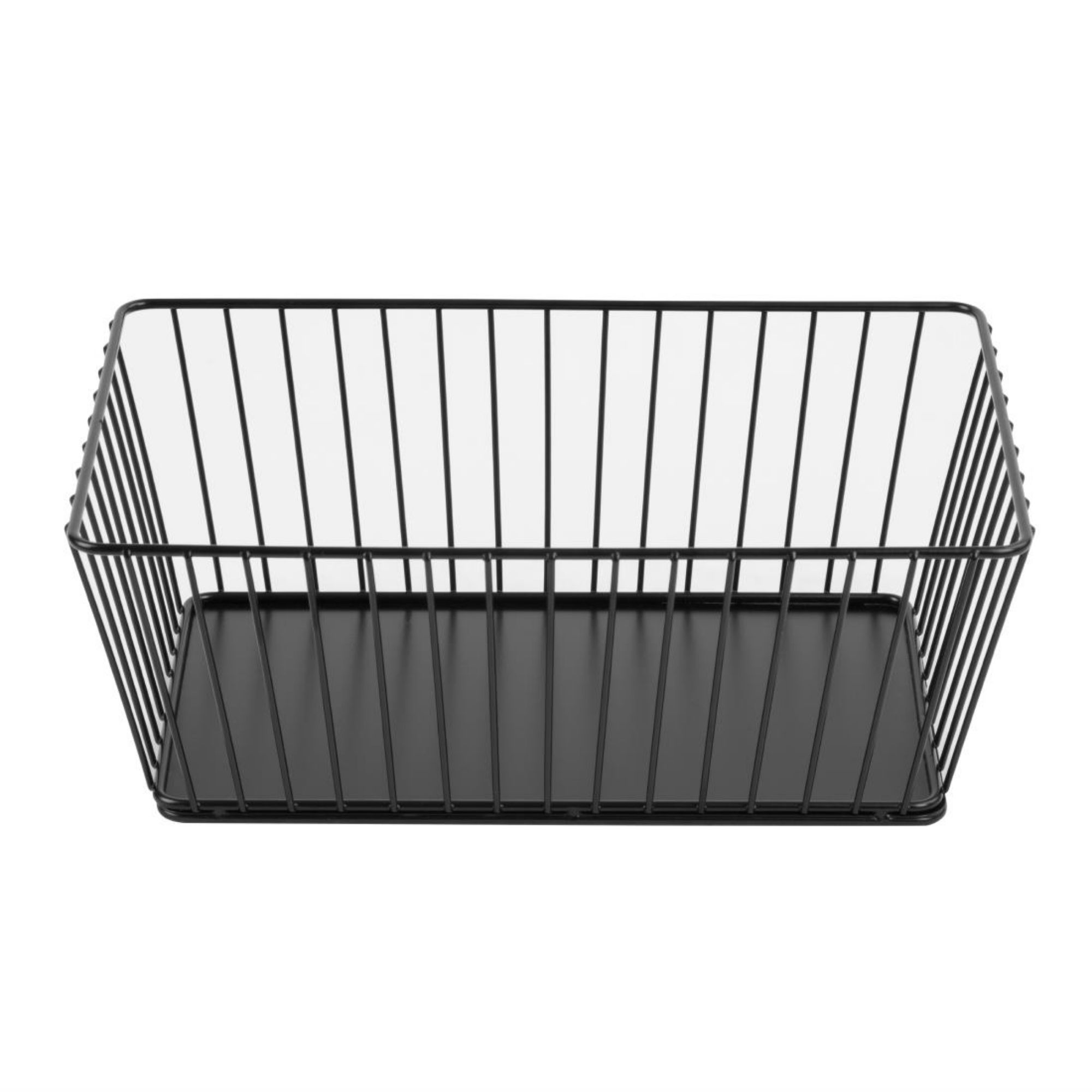 Picture of Olympia Wire Food Display Tray Rectangular Black 280x180x100mm