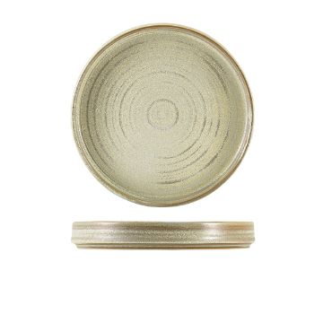 Picture of Terra Porcelain Matt Grey Presentation Plate 20.5cm - Pack of 6