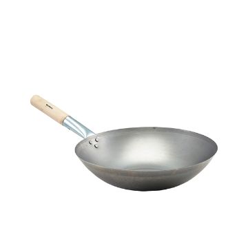 Picture of Black Iron Wok Flat Base 14"/ 35.6cm