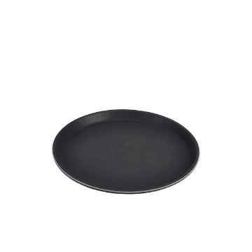 Picture of Gengrip 14" Round Non-Slip Tray Black