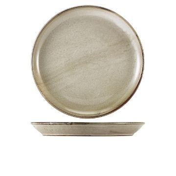 Picture of Terra Porcelain Grey Coupe Plate 30.5cm - Pack of 6