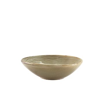 Picture of Terra Porcelain Grey Organic Bowl 22cm - Pack of 6