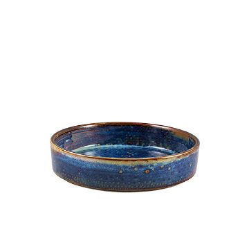 Picture of Terra Porcelain Aqua Blue Presentation Bowl 18cm - Pack of 6