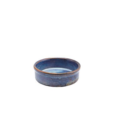 Picture of Terra Porcelain Aqua Blue Tapas Dish 10cm - Pack of 12