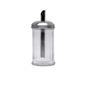 Picture of Sugar Pourer Clear Glass Base S/ St. Tube Top