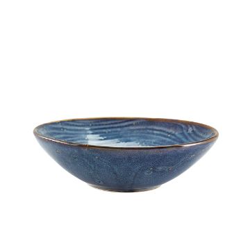 Picture of Terra Porcelain Aqua Blue Organic Bowl 22cm - Pack of 6
