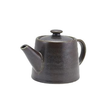 Picture of Terra Porcelain Black Teapot 50cl/ 17.6oz - Pack of 6