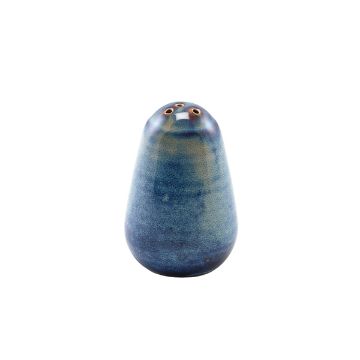 Picture of Terra Porcelain Aqua Blue Pepper Shaker - Pack of 6