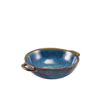 Picture of Terra Porcelain Aqua Blue Balti Dish 15cm - Pack of 6