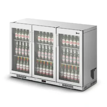 Picture of IMC Ventus V135 Bottle Cooler [Front Load] - Full FrontGlass Door - Stainless Steel Frame - H 900 mm - W 1350 mm - R290