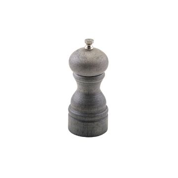 Picture of GenWare Grey Wood Salt/ Pepper Grinder 13cm - Pack of 6