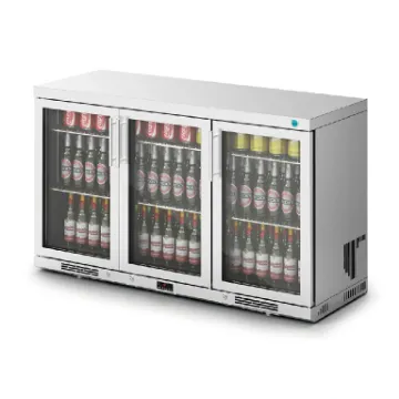 Picture of IMC Ventus V135 Bottle Cooler [Front Load] - Glass Door - Stainless Steel Frame - H 800 mm - W 1350 mm - R290