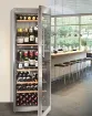 Picture of Liebherr WTPES5972 Glazed Stainless Steel Wine Cabinet 593 Litres
