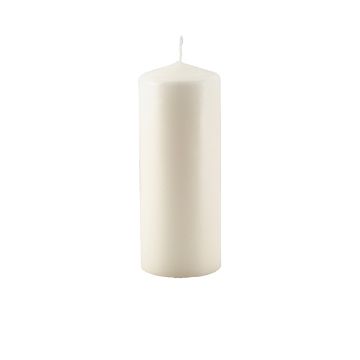 Picture of Pillar Candle 20cm H X 8cm Dia Ivory - Pack of 6