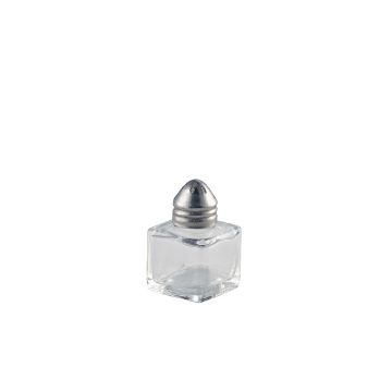 Picture of Individual Glass Pepper Pot 30 x 30 x 50mm - Pack of 48