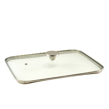 Picture of GenWare Glass Lid For Cast Aluminium Roaster 40 x 27cm