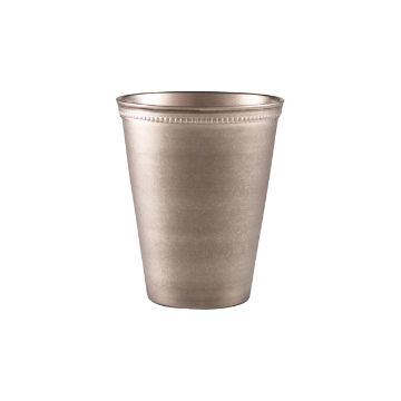 Picture of GenWare Beaded Vintage Steel Serving Cup 38cl/13.4oz