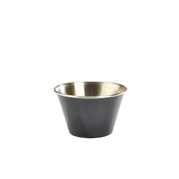 Picture of GenWare Black Stainless Steel Ramekin 17cl/ 6oz - Pack of 24