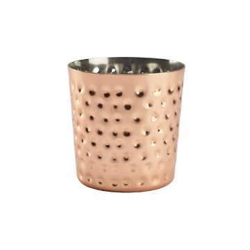 Picture of Hammered Copper Plated Serving Cup 8.5 x 8.5cm - Pack of 12