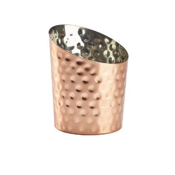 Picture of Hammered Copper Plated Angled Cone 9.5 x 11.6cm (Dia x H) - Pack of 12